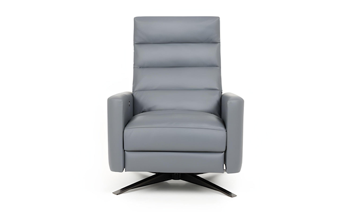 American Leather Comfort Air Echo Cirrus Extra Large Recliner Chair in Gray-jennifer