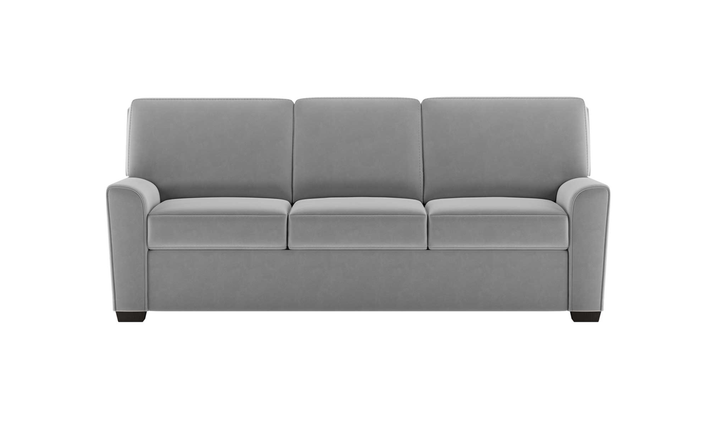 American Leather Comfort Sleeper Klein With Quarter Moon Arm Design