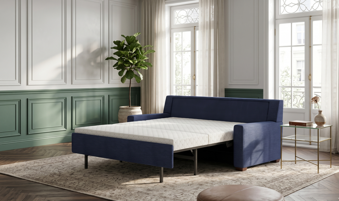 American Leather Comfort Sleeper Lyons With Track Arms
