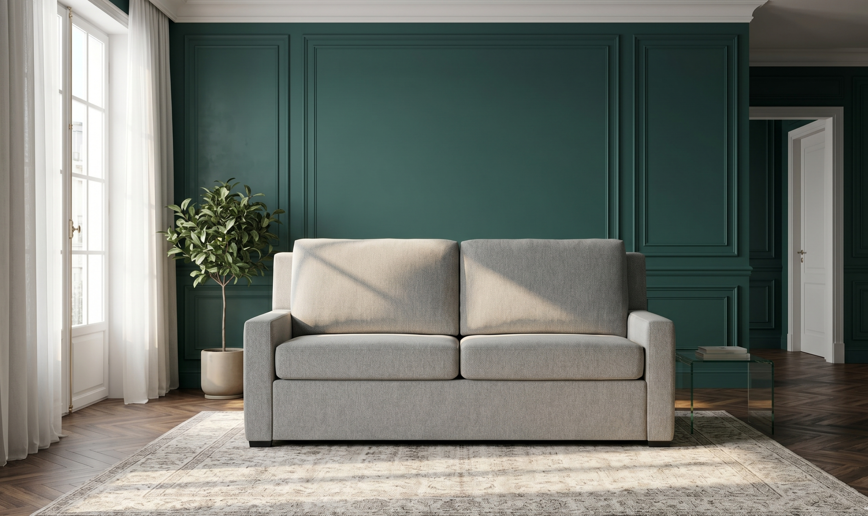 American Leather Comfort Sleeper Lyons With Track Arms