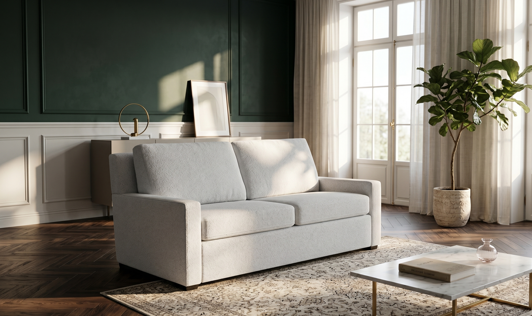 American Leather Comfort Sleeper Lyons With Track Arms