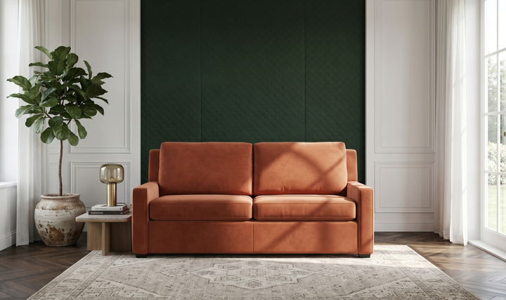 American Leather Comfort Sleeper Lyons With Track Arms