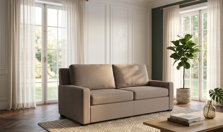 American Leather Comfort Sleeper Lyons With Track Arms
