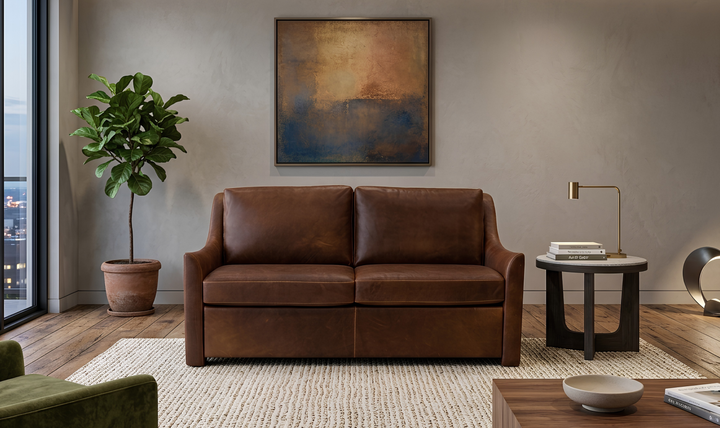 American Leather Hollis Comfort Sleeper With  Slope Arms - Jennifer Furniture