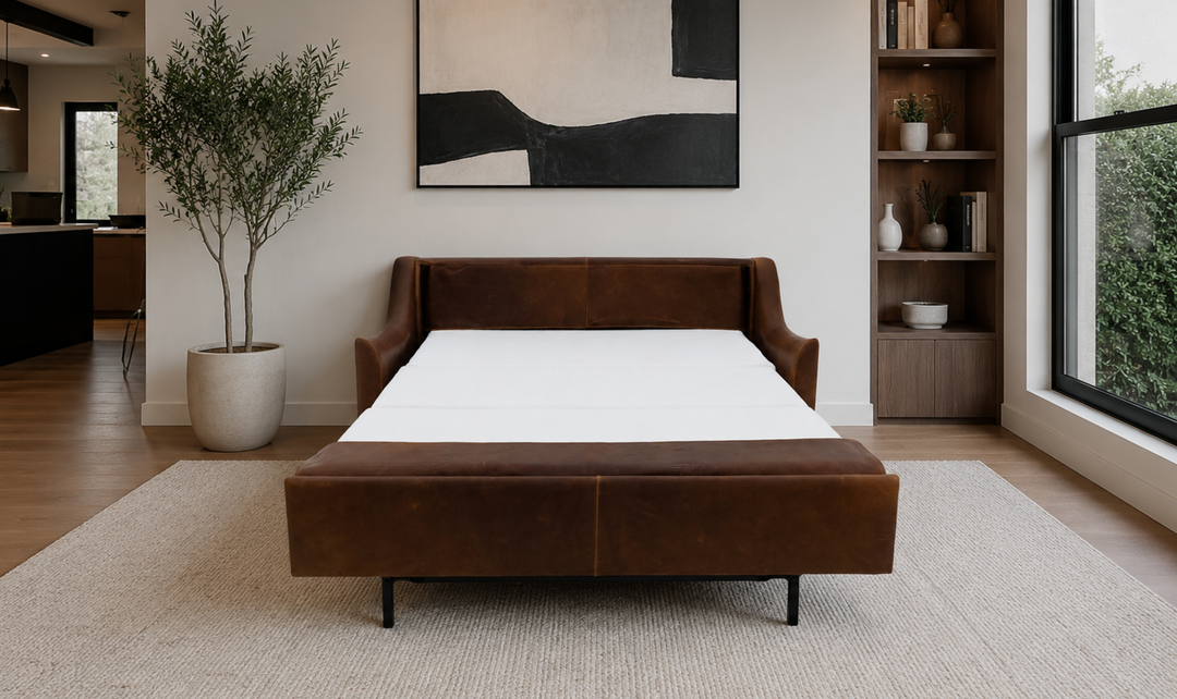 American Leather Hollis Comfort Sleeper With  Slope Arms - Jennifer Furniture