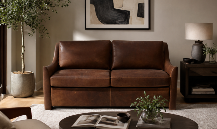 American Leather Hollis Comfort Sleeper With  Slope Arms - Jennifer Furniture
