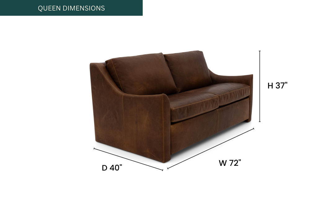 American Leather Hollis Comfort Sleeper With  Slope Arms - Jennifer Furniture