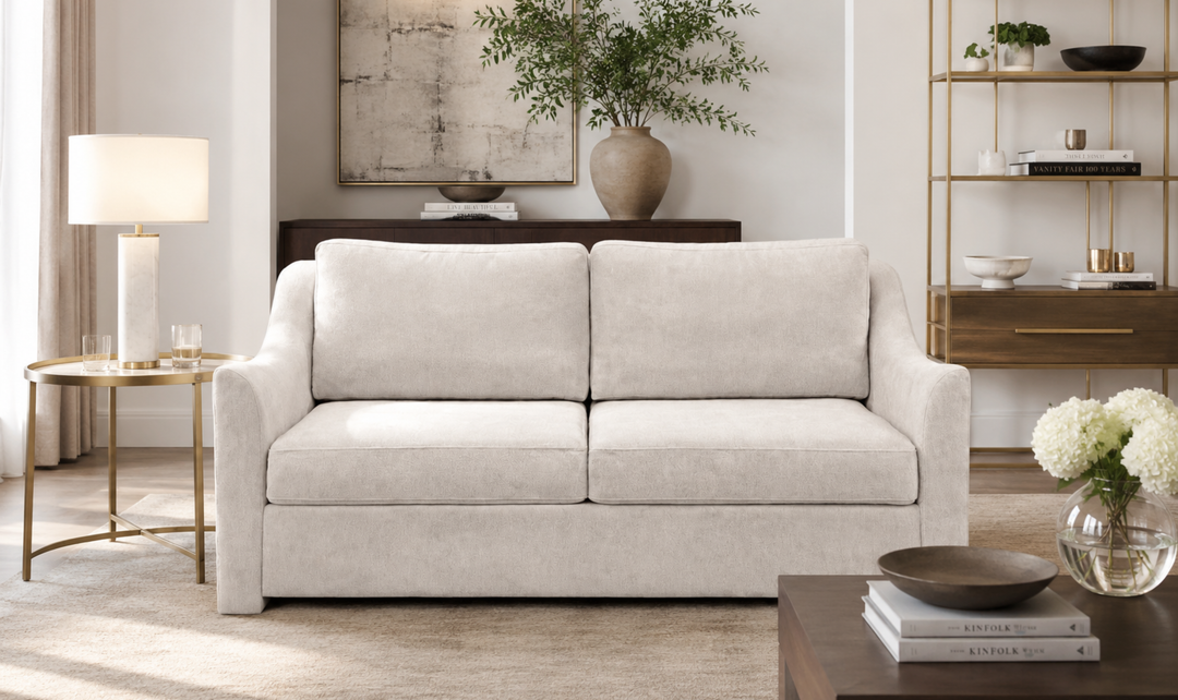 American Leather Hollis Today Sleeper Sofa With Slope Arm