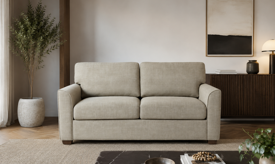 American Leather Klein Today Sleeper With Quarter Moon Arm Design - Jennifer Furniture