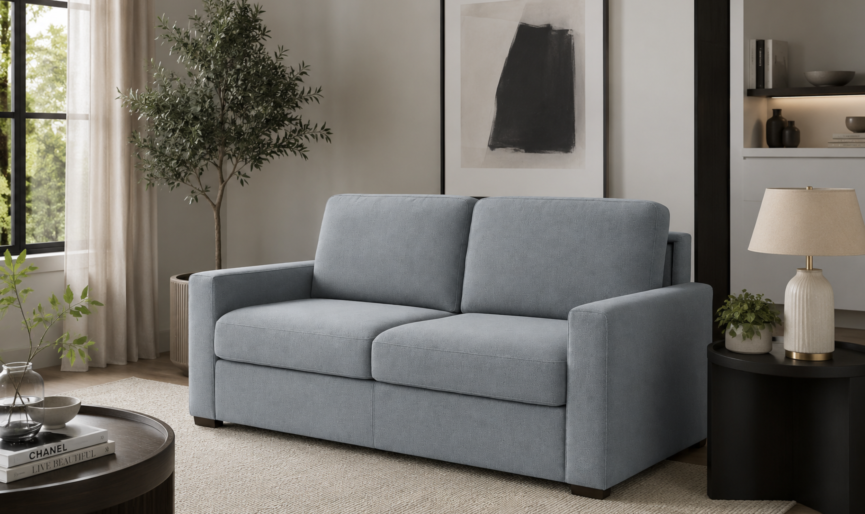 American Leather Lyons Today Sleeper With Track Arms - Jennifer Furniture