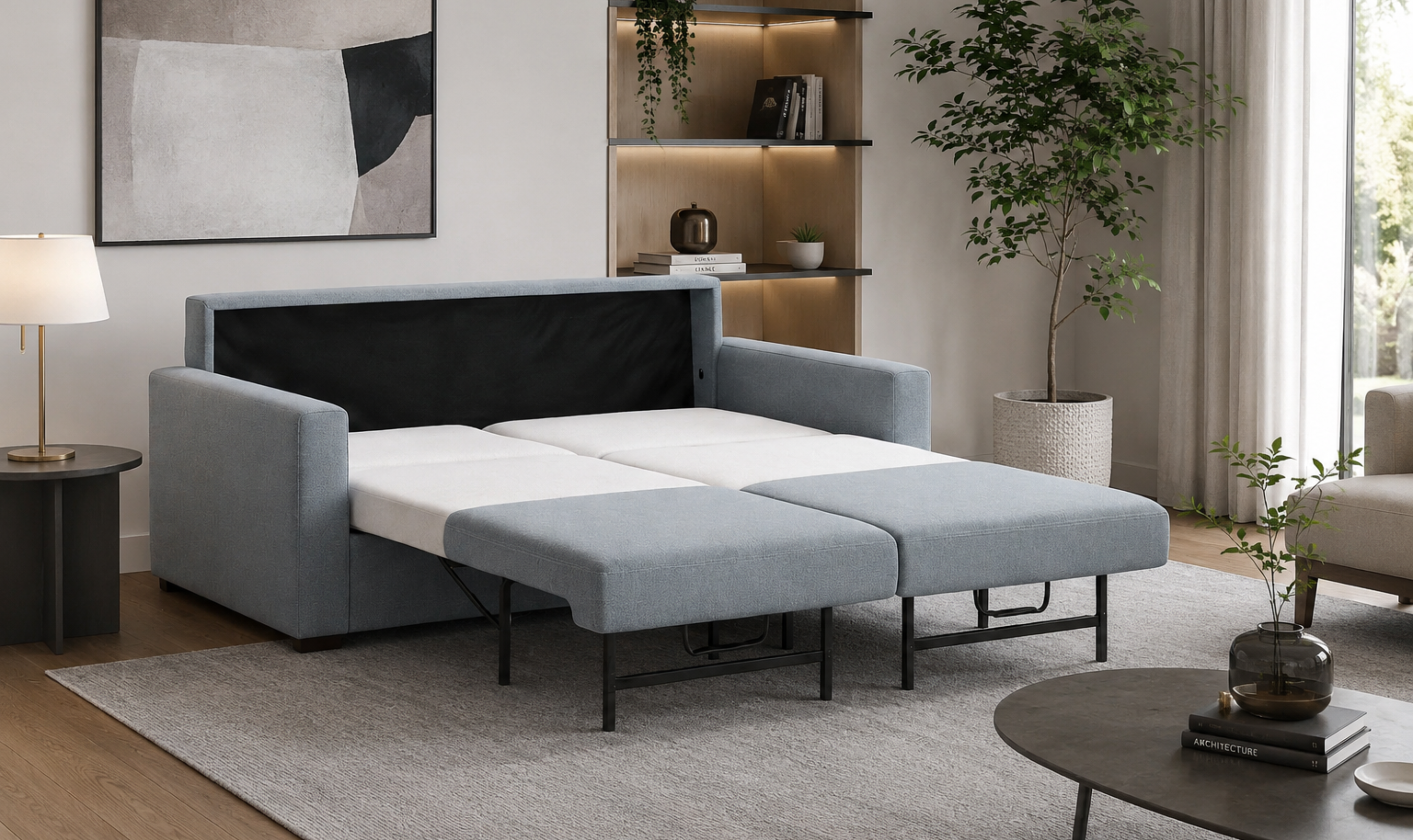 American Leather Lyons Today Sleeper With Track Arms - Jennifer Furniture