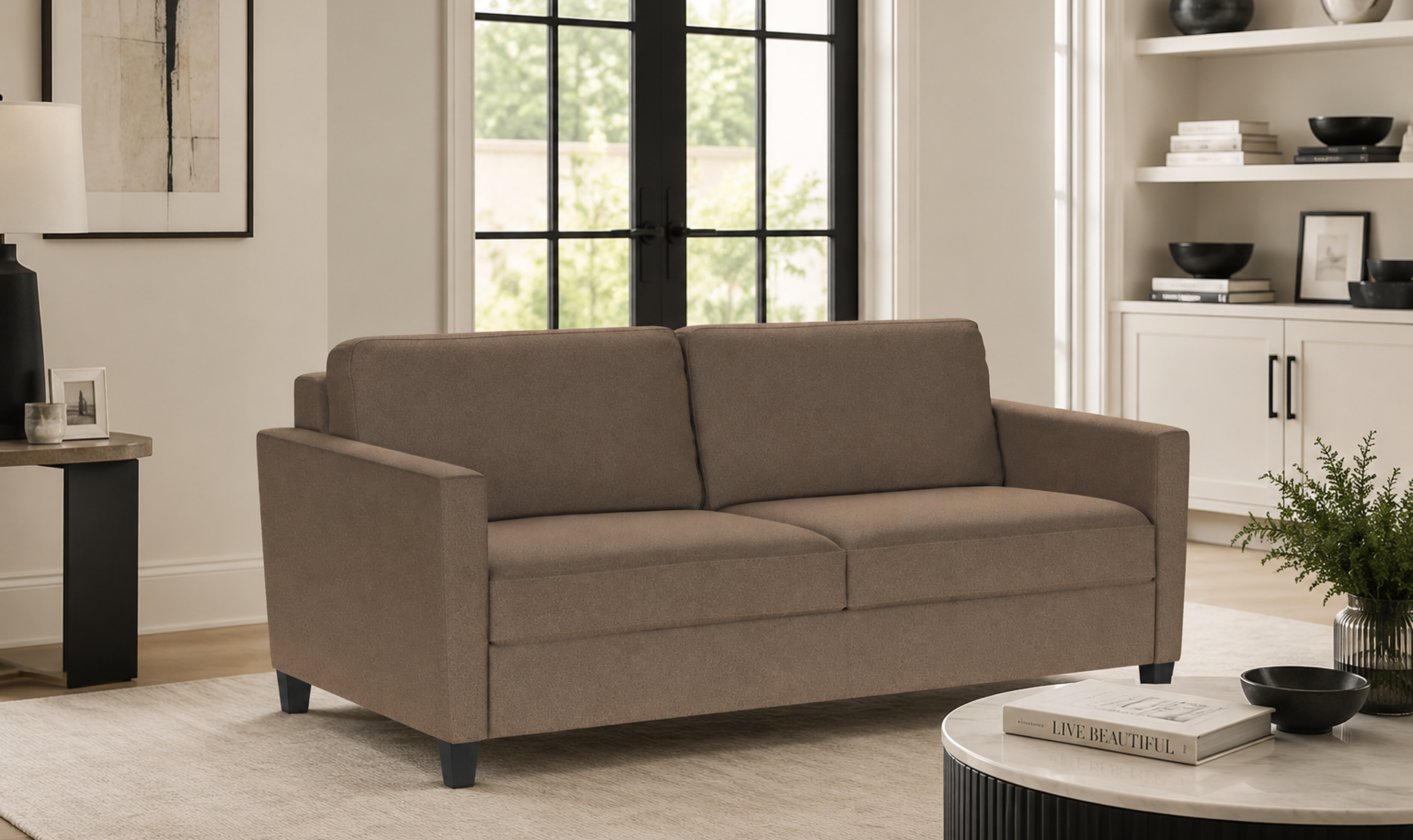 American Leather Naomi Comfort Sleeper With Track Arms - Jennifer Furniture