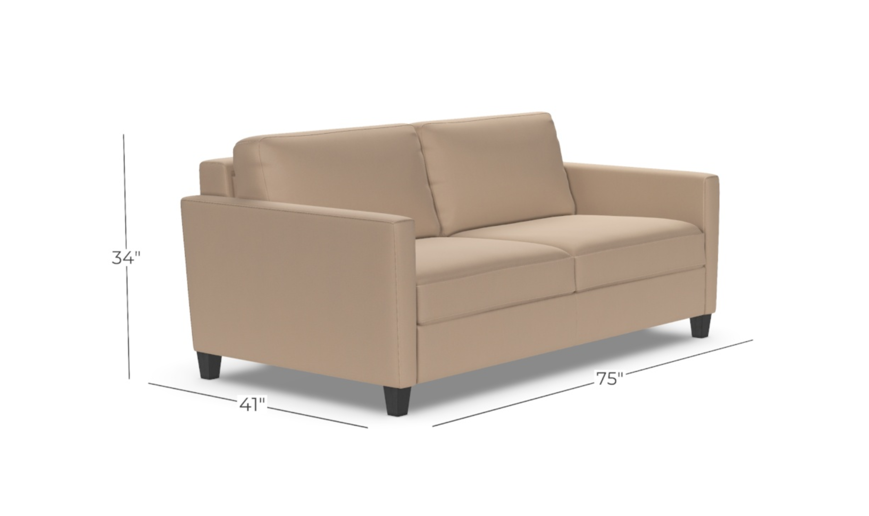 American Leather Today Sleeper Naomi With Track Arms