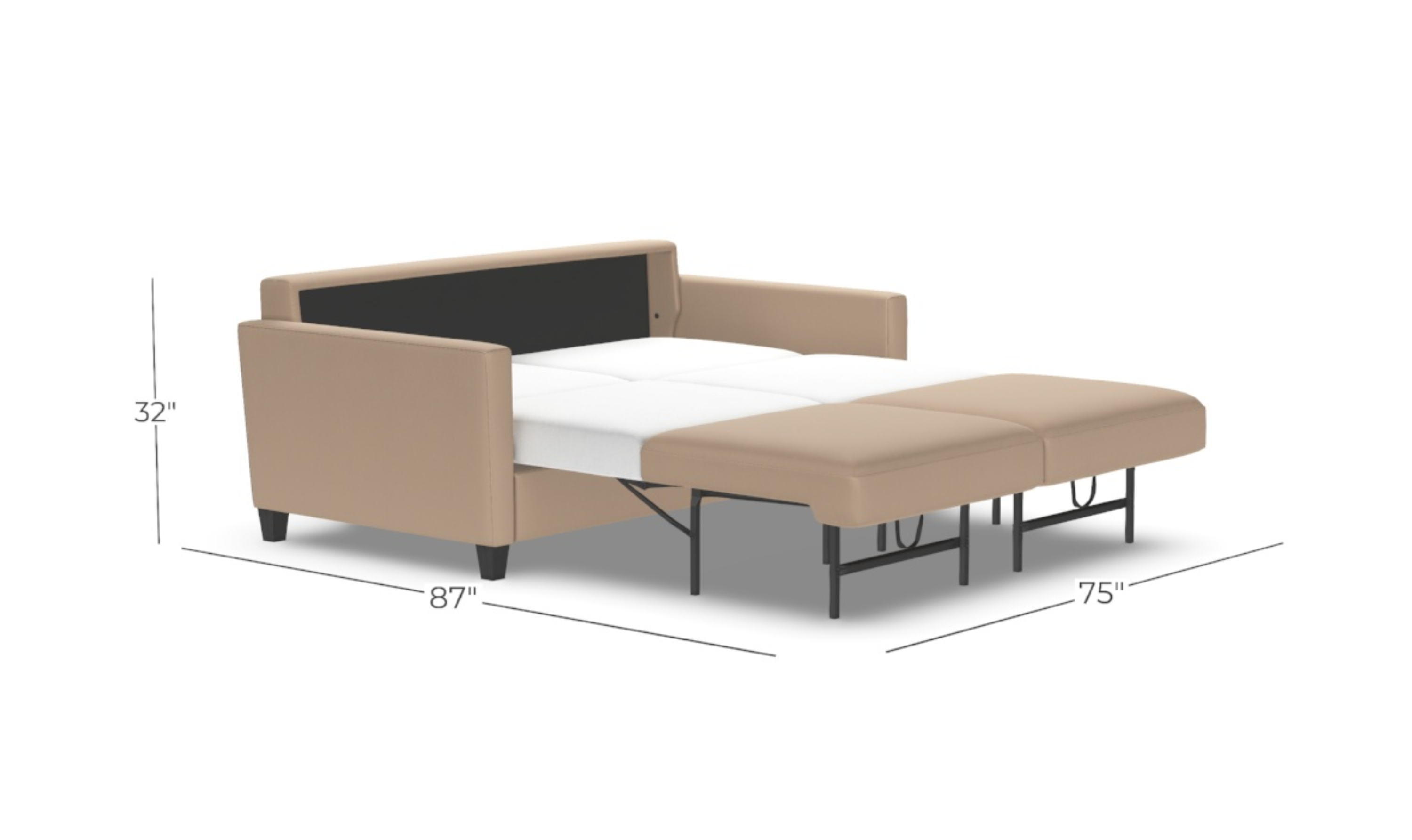 American Leather Today Sleeper Naomi With Track Arms