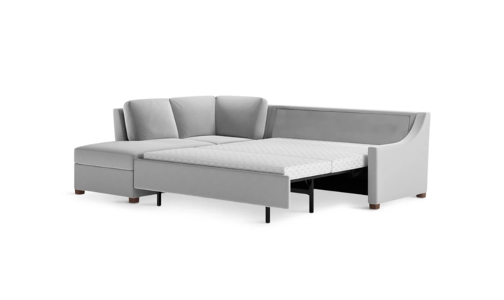 American Leather Perry Comfort Sectional Sleeper Sofa In Queen Size - Jennifer Furniture