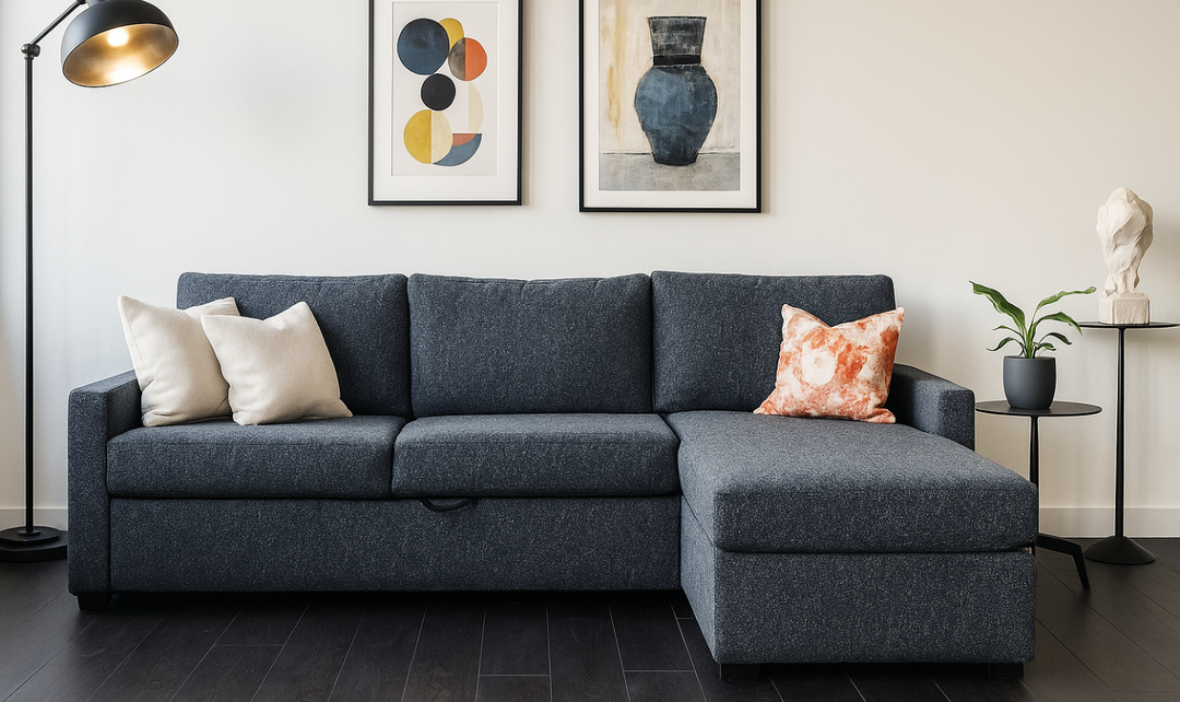American Leather Perry L-Shape Sectional Sleeper-jennifer furniture