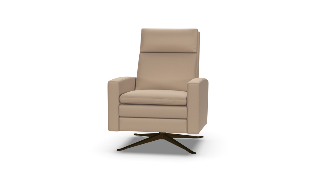 American Leather Simon Swivel Reclining Chair