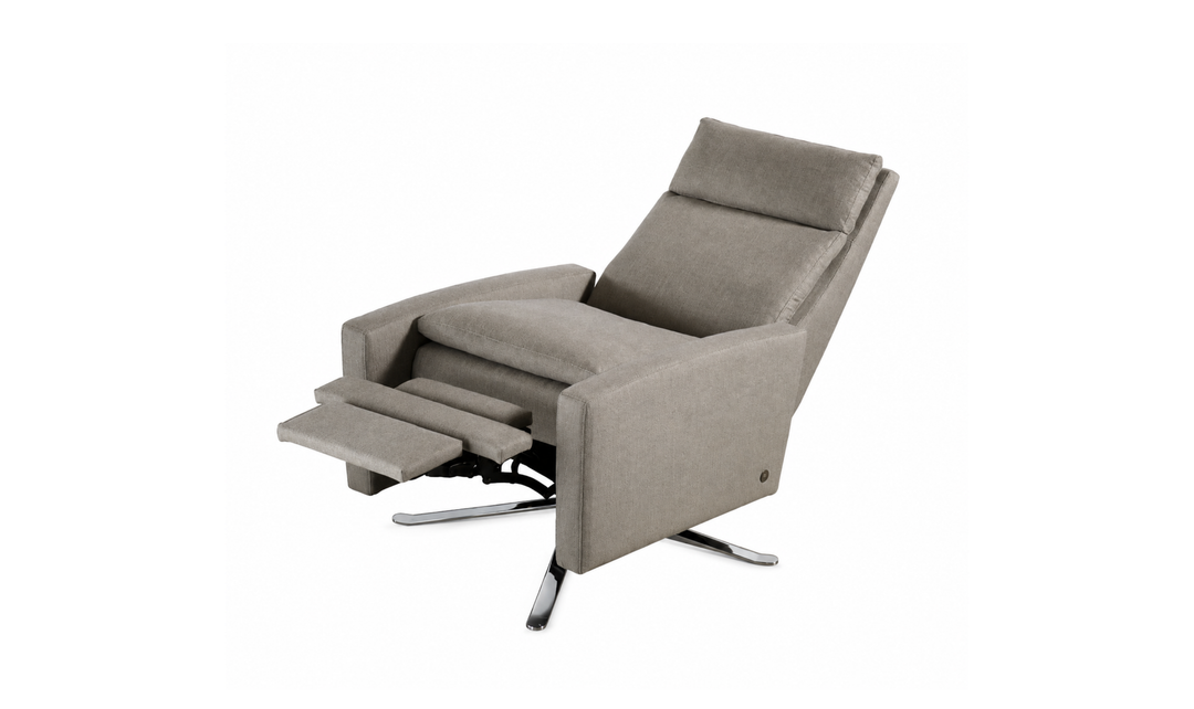 American Leather Simon Swivel Reclining Chair - Jennifer Furniture