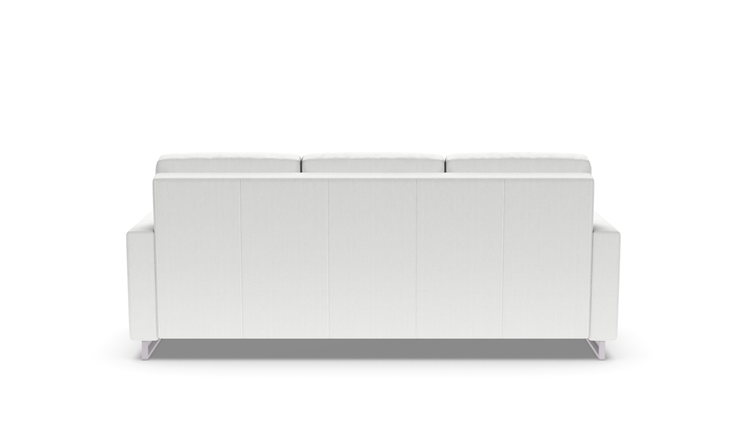 American Leather Comfort Sulley White Sleeper Sofa With Track Arms