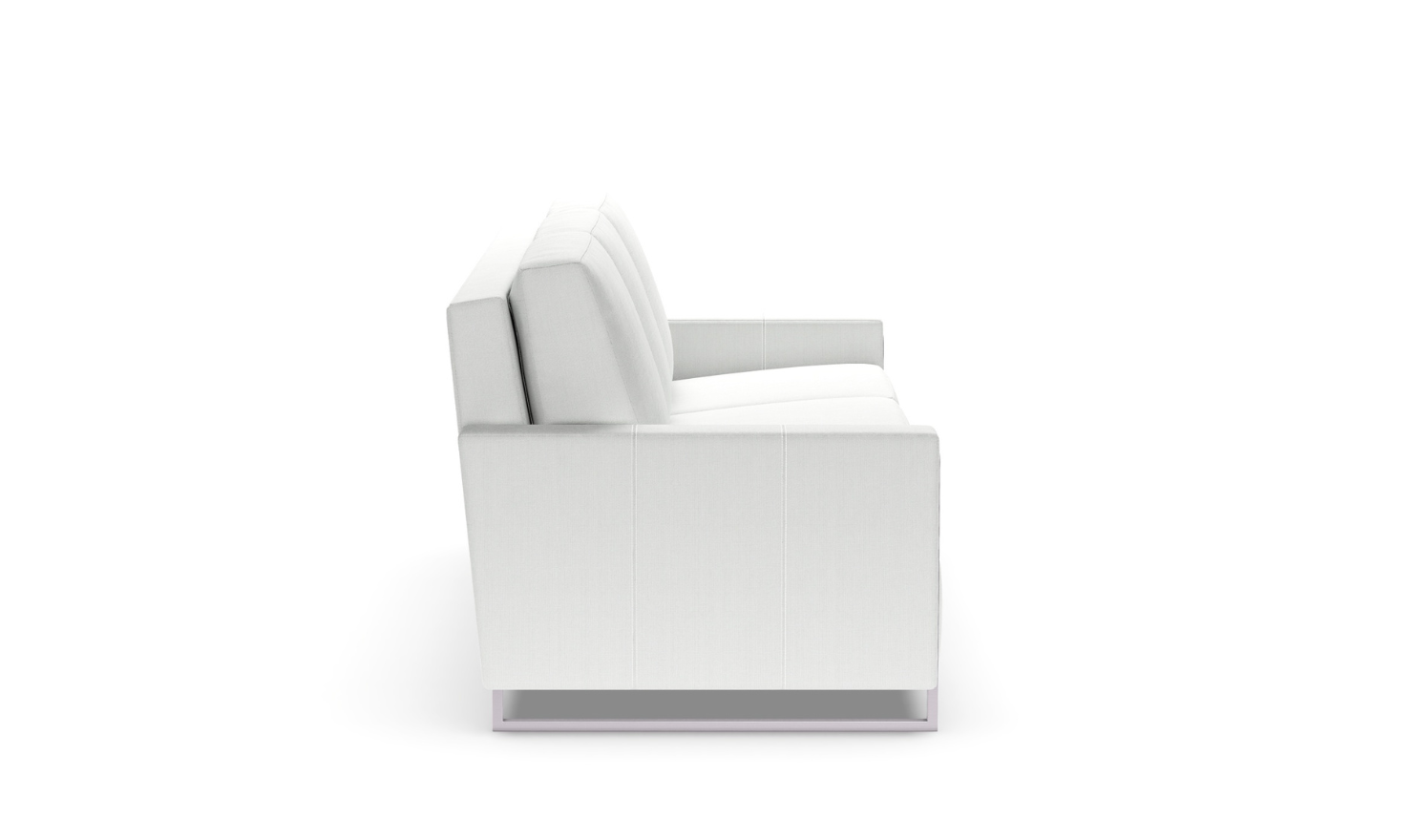 American Leather Comfort Sulley White Sleeper Sofa With Track Arms