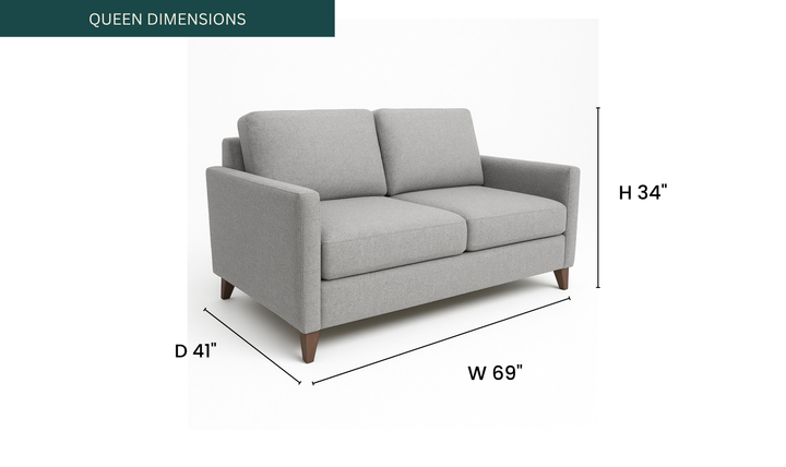 American Leather Today Sleeper Harris With Curved Track Arms - Jennifer Furniture