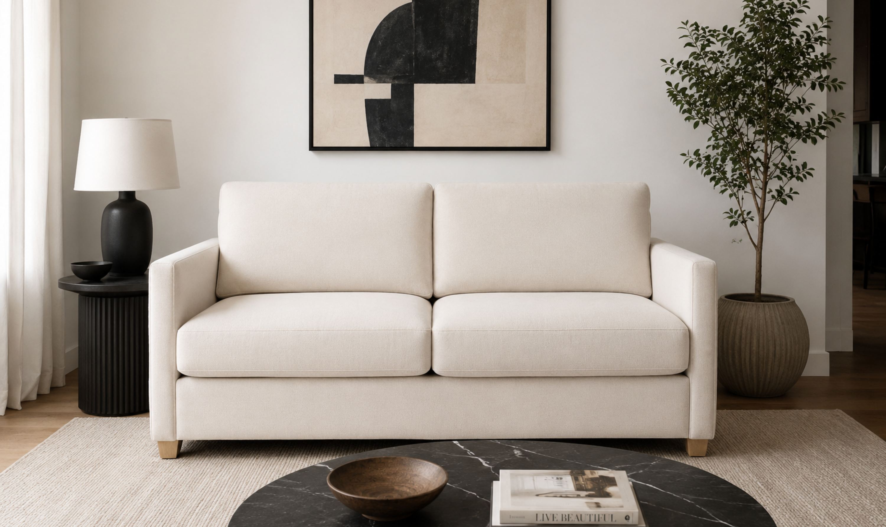 American Leather Today Sleeper Pearson Sleeper With Sleek Track Arms - Jennifer Furniture