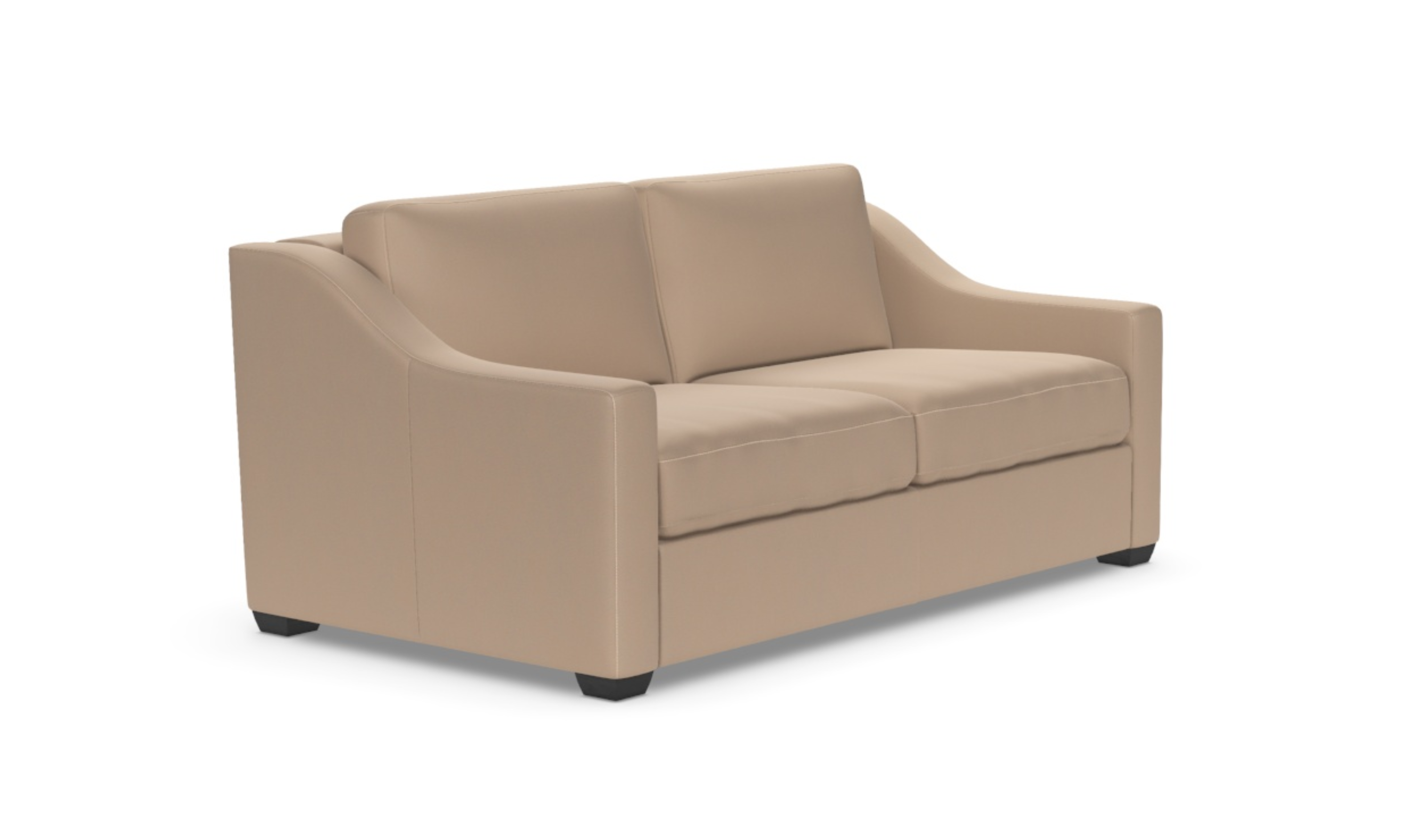 American Leather Today Sleeper Alora With Slope Arms
