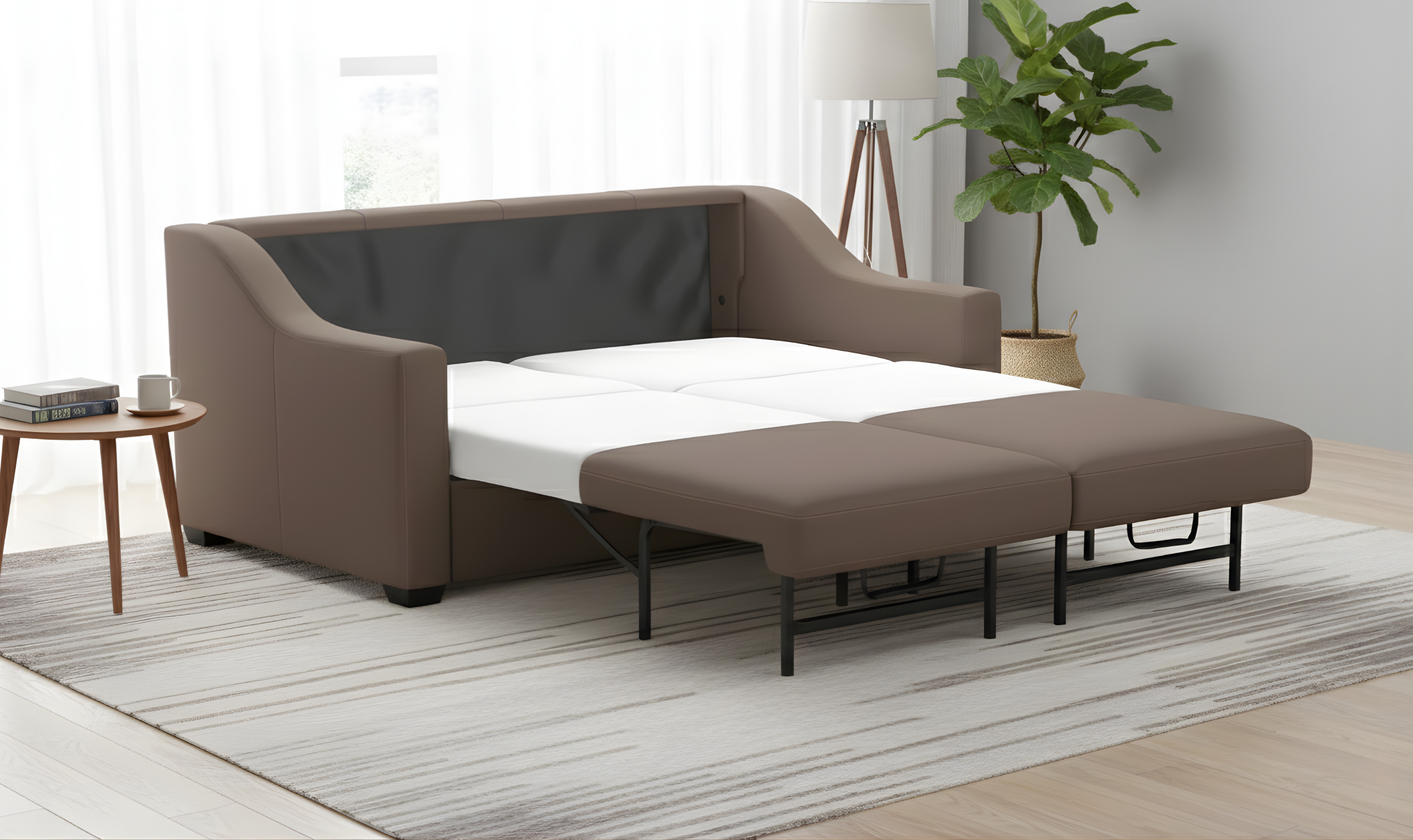 American Leather Today Sleeper Alora With Slope Arms