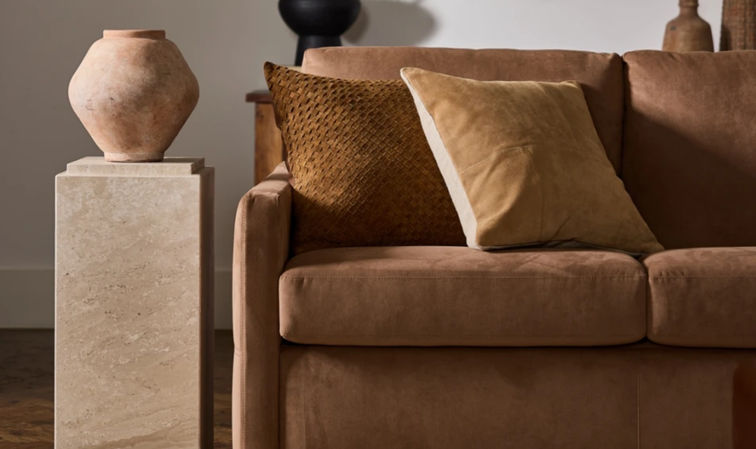 American Leather Comfort Sleeper Bentley Fabric Sectional Sleeper Sofa