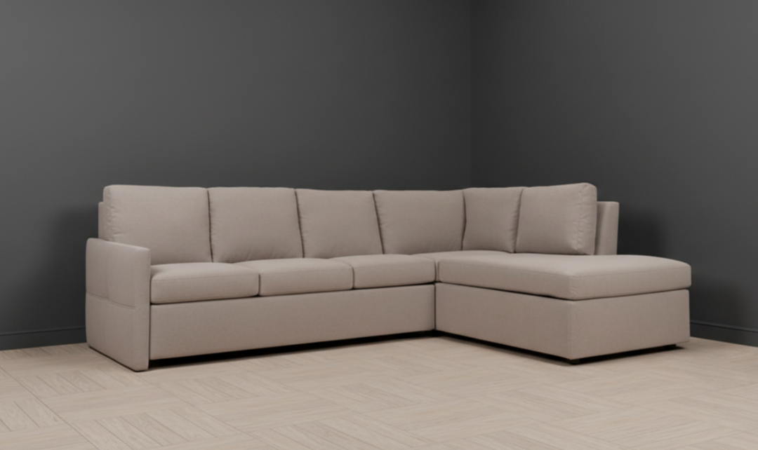 American Leather Comfort Sleeper Bentley Fabric Sectional Sleeper Sofa