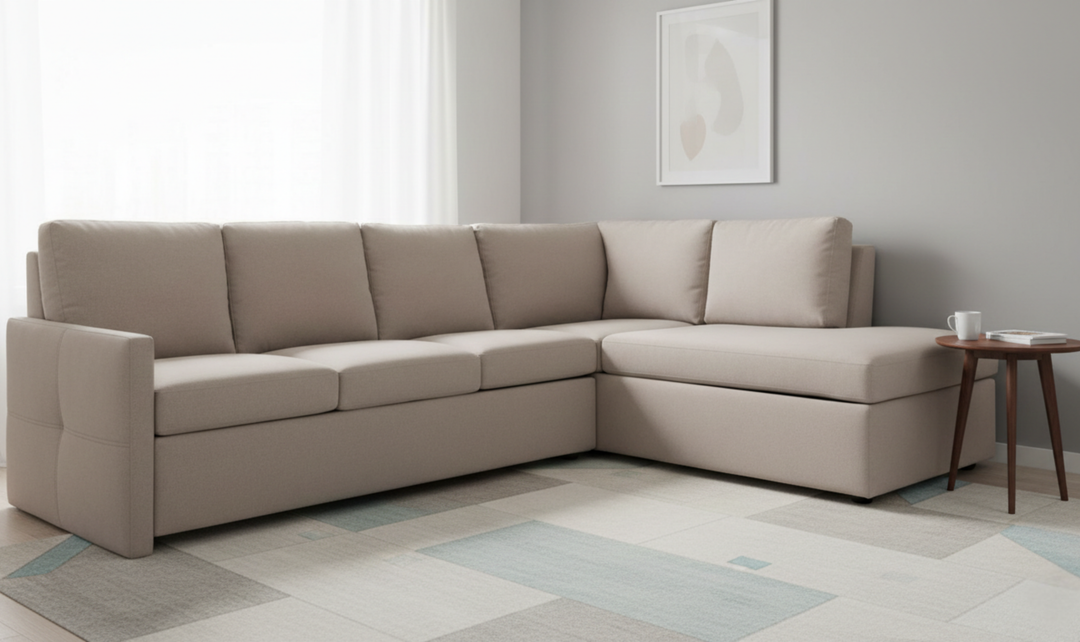 American Leather Comfort Sleeper Bentley Fabric Sectional Sleeper Sofa