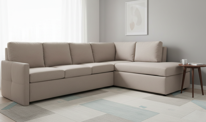 American Leather Comfort Sleeper Bentley Fabric Sectional Sleeper Sofa