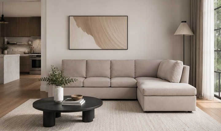 American Leather Comfort Sleeper Bentley Fabric Sectional Sleeper Sofa