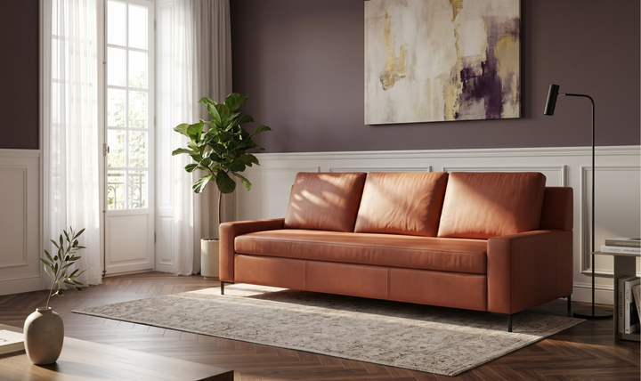 American Leather Comfort Sleeper Bryson With Track Arms