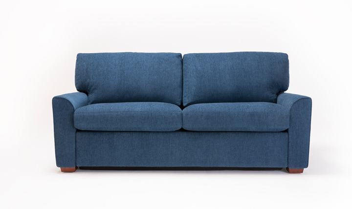 American Leather Comfort Sleeper Klein With Quarter Moon Arm Design