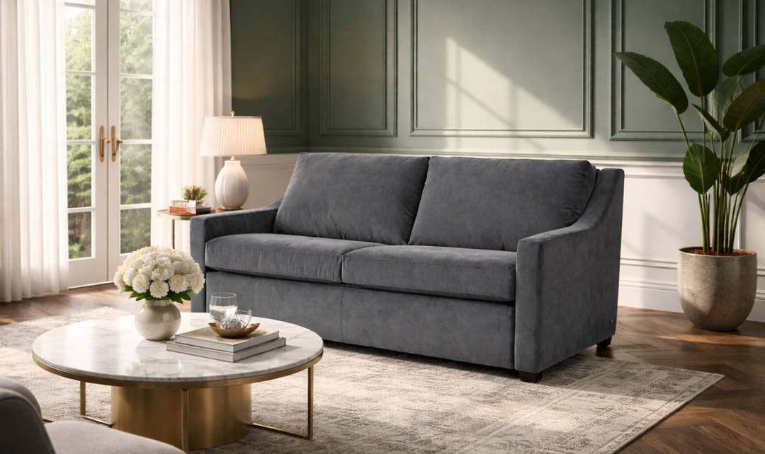 American Leather Comfort Sleeper Perry With Reverse Tapered Arms