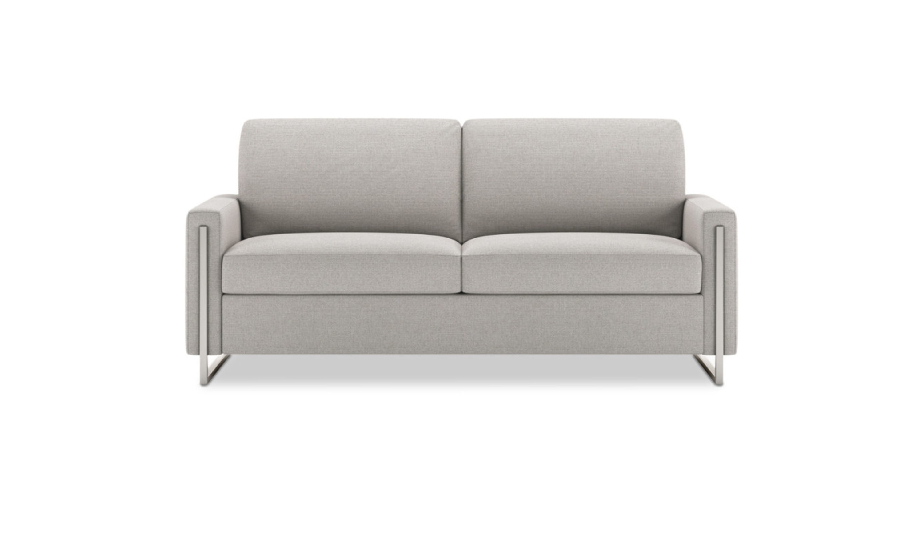 American Leather Comfort Sulley White Sleeper Sofa With Track Arms
