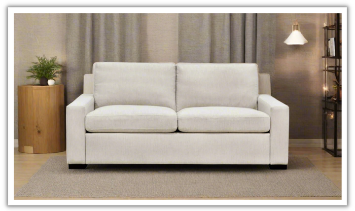 American Leather Rogue 2-seater King Fabric Sleeper Sofa in Beige