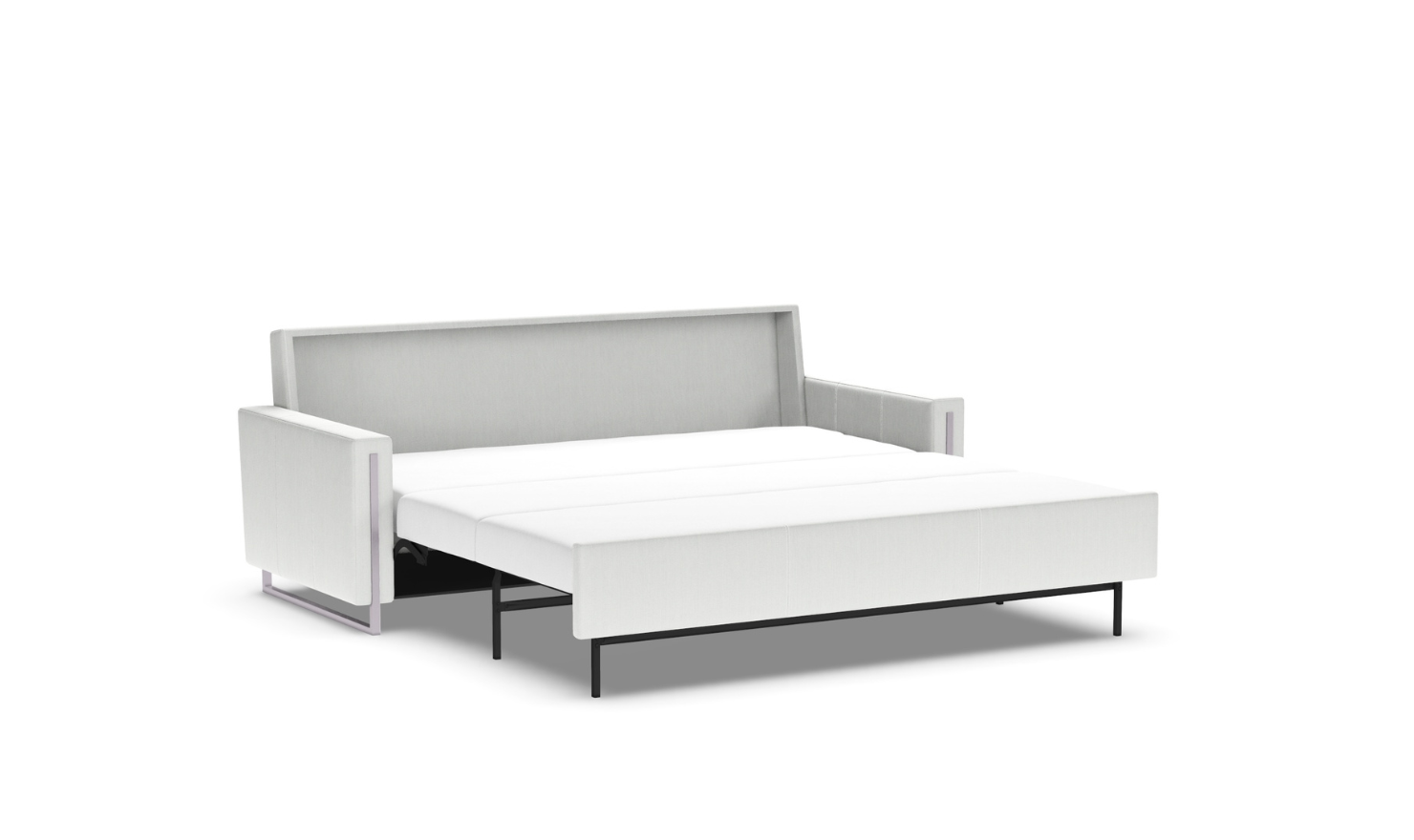 American Leather Comfort Sulley White Sleeper Sofa With Track Arms