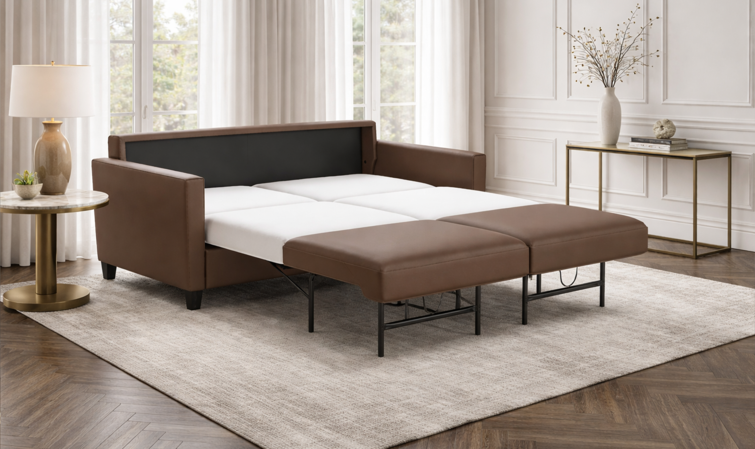 American Leather Today Sleeper Naomi With Track Arms