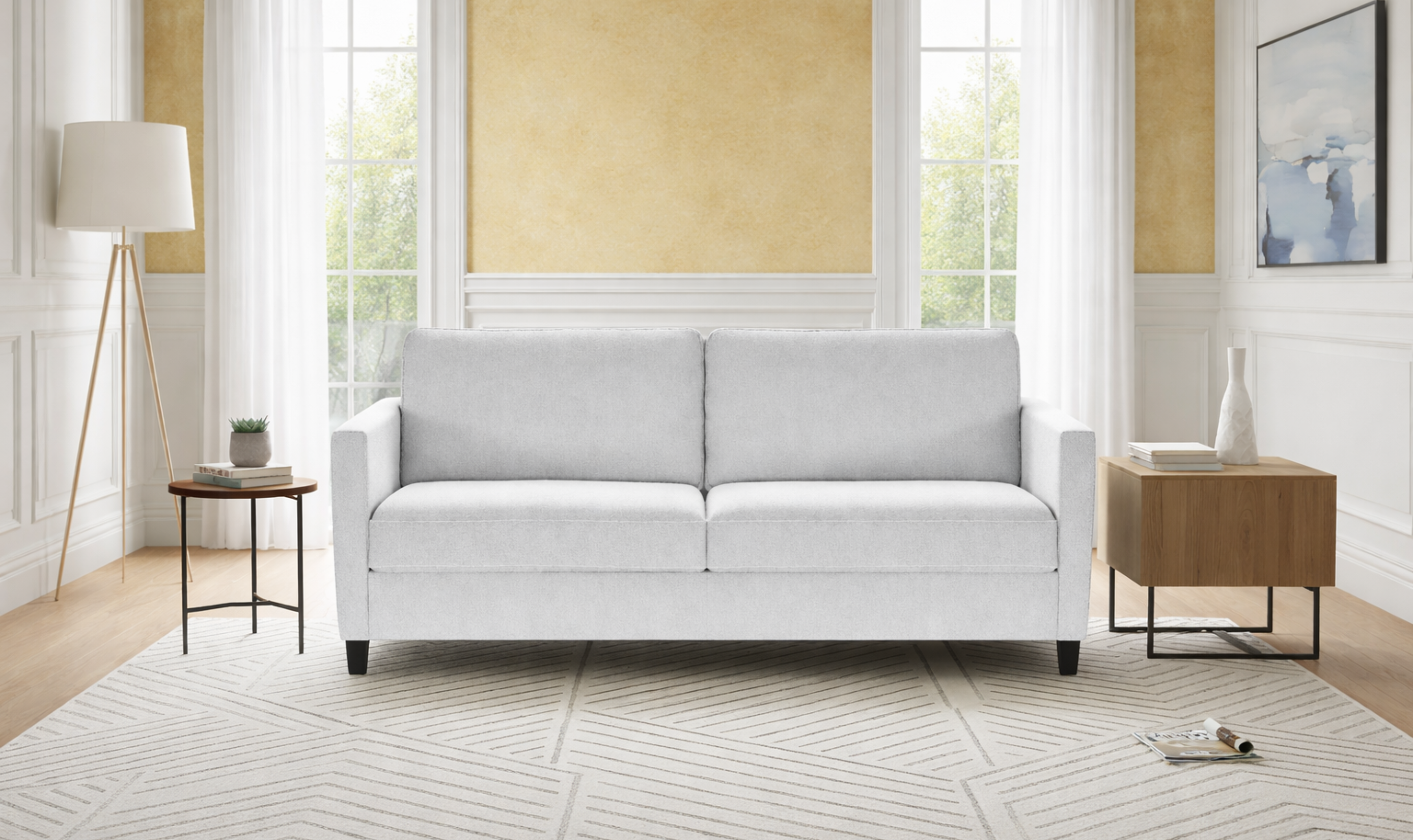American Leather Today Sleeper Naomi With Track Arms