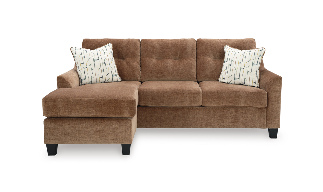 Amity Bay Queen Sofa Chaise Sleeper with Memory Foam Mattress-Jennifer Furniture