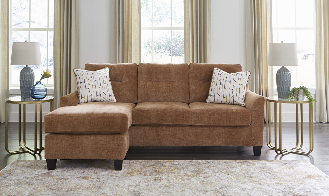Amity Bay Queen Sofa Chaise Sleeper with Memory Foam Mattress-Jennifer Furniture