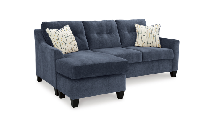 Amity Bay Queen Sofa Chaise Sleeper with Memory Foam Mattress-Jennifer Furniture