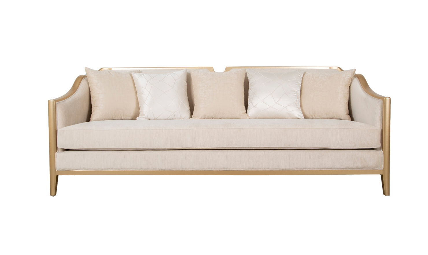 Angelina 3-Seater Sofa with Accent Pillows