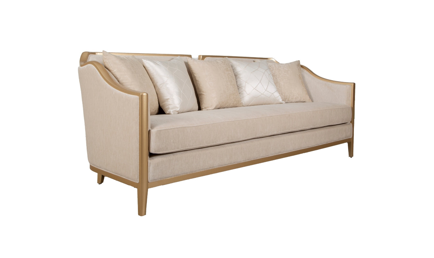 Angelina 3-Seater Sofa with Accent Pillows