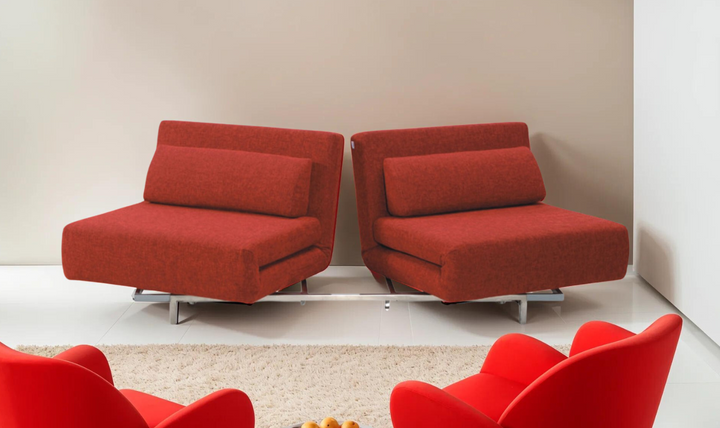 Anoner 2-Seater Sleeper Sofa in Fabric