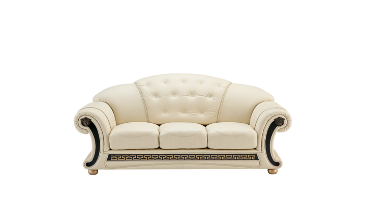 ESF Furniture Apolo 3-Seater Stationary Leather Sofa--Jennifer Furniture