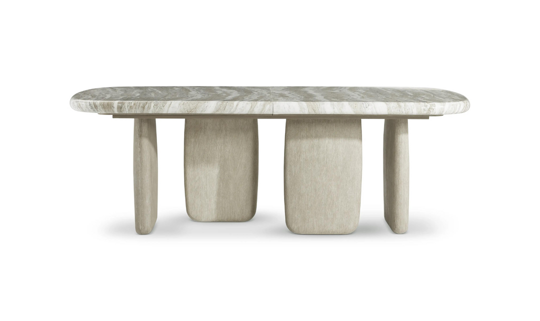 Arcadia Extendable Dining Table Set With Monolithic Legs-Jennifer Furniture