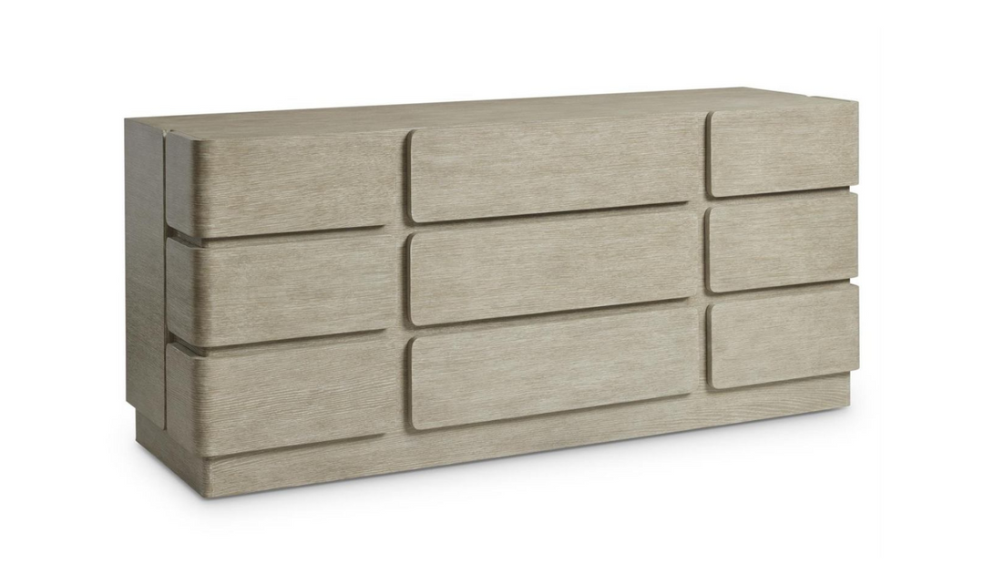 Arcadia Upholstered Panel Bedroom Set In Light Gray